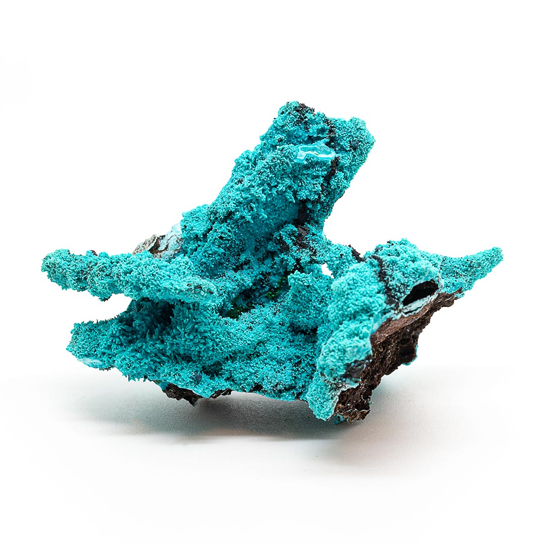 CHRYSOCOLLA PSEUDOMORPH AFTER AZURITE, MALACHITE