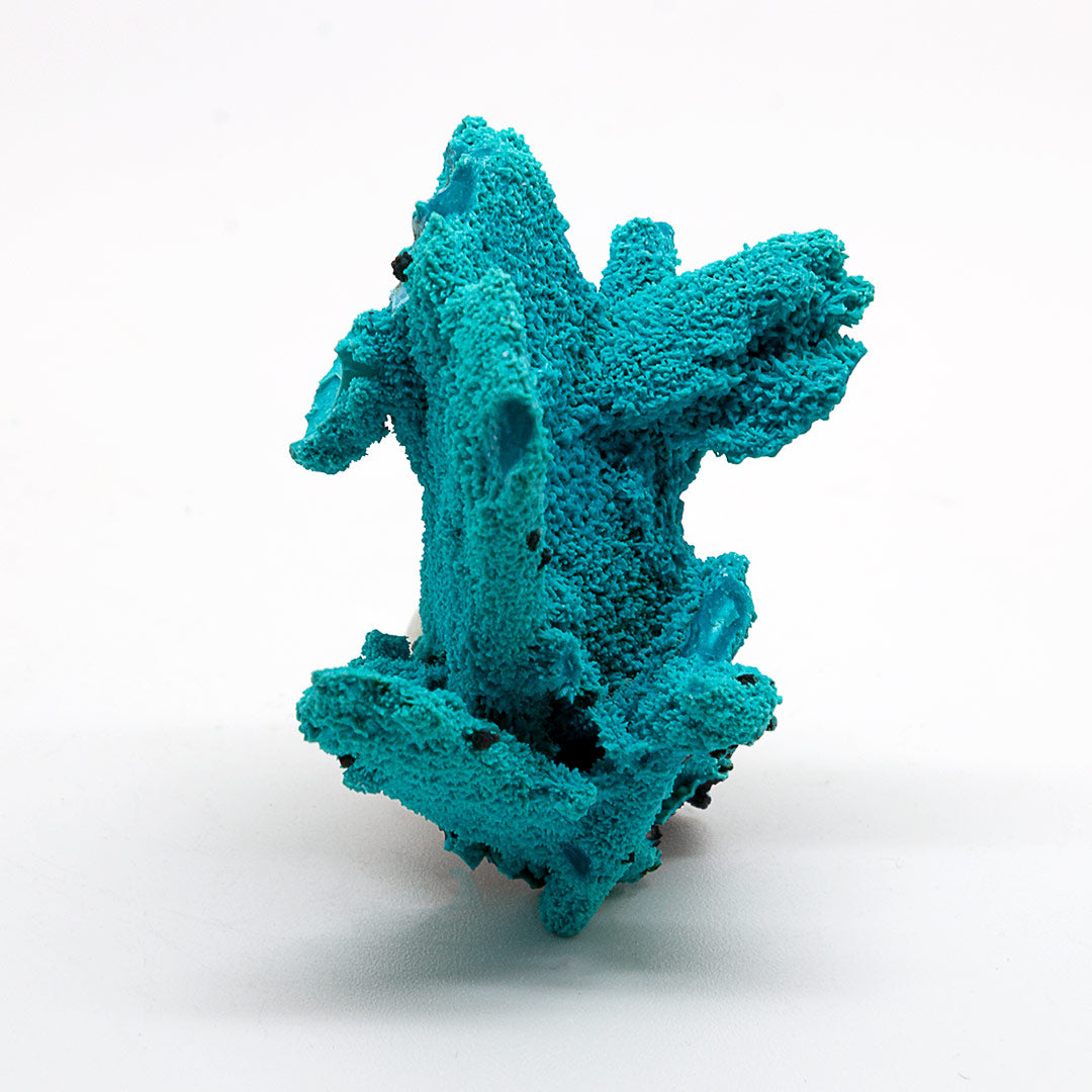 CHRYSOCOLLA PSEUDOMORPH AFTER AZURITE, MALACHITE