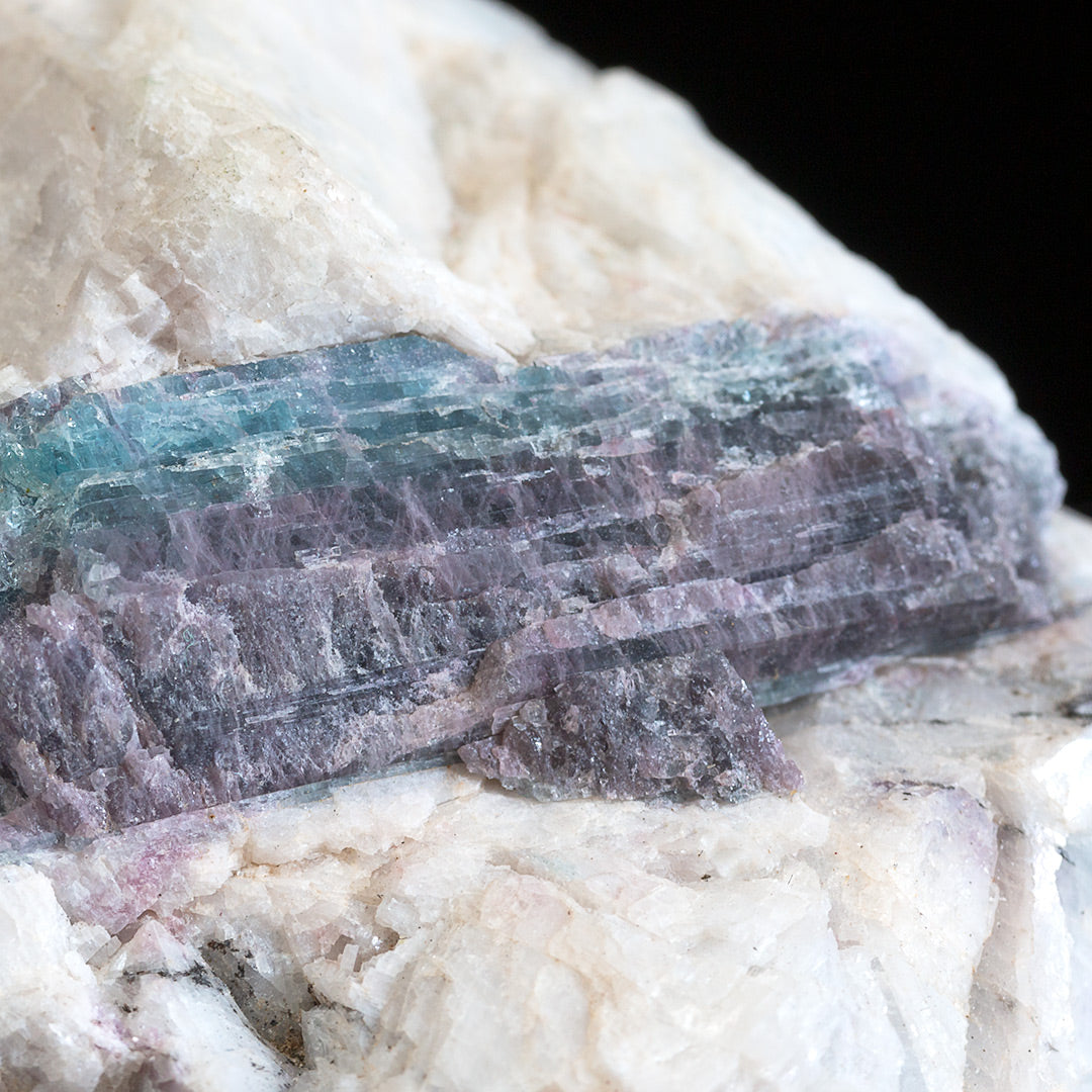 TOURMALINE IN ALBITE