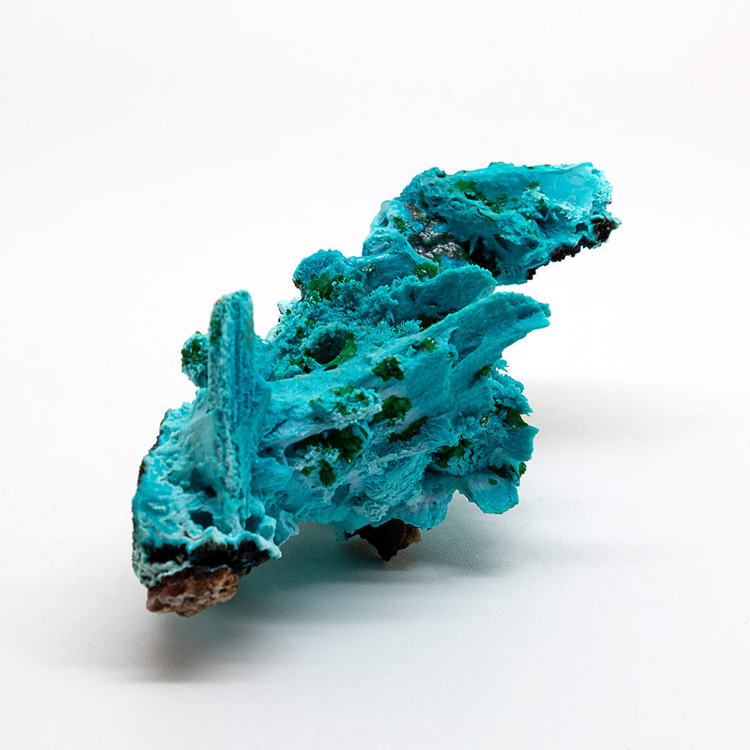 CHRYSOCOLLA PSEUDOMORPH AFTER AZURITE, MALACHITE