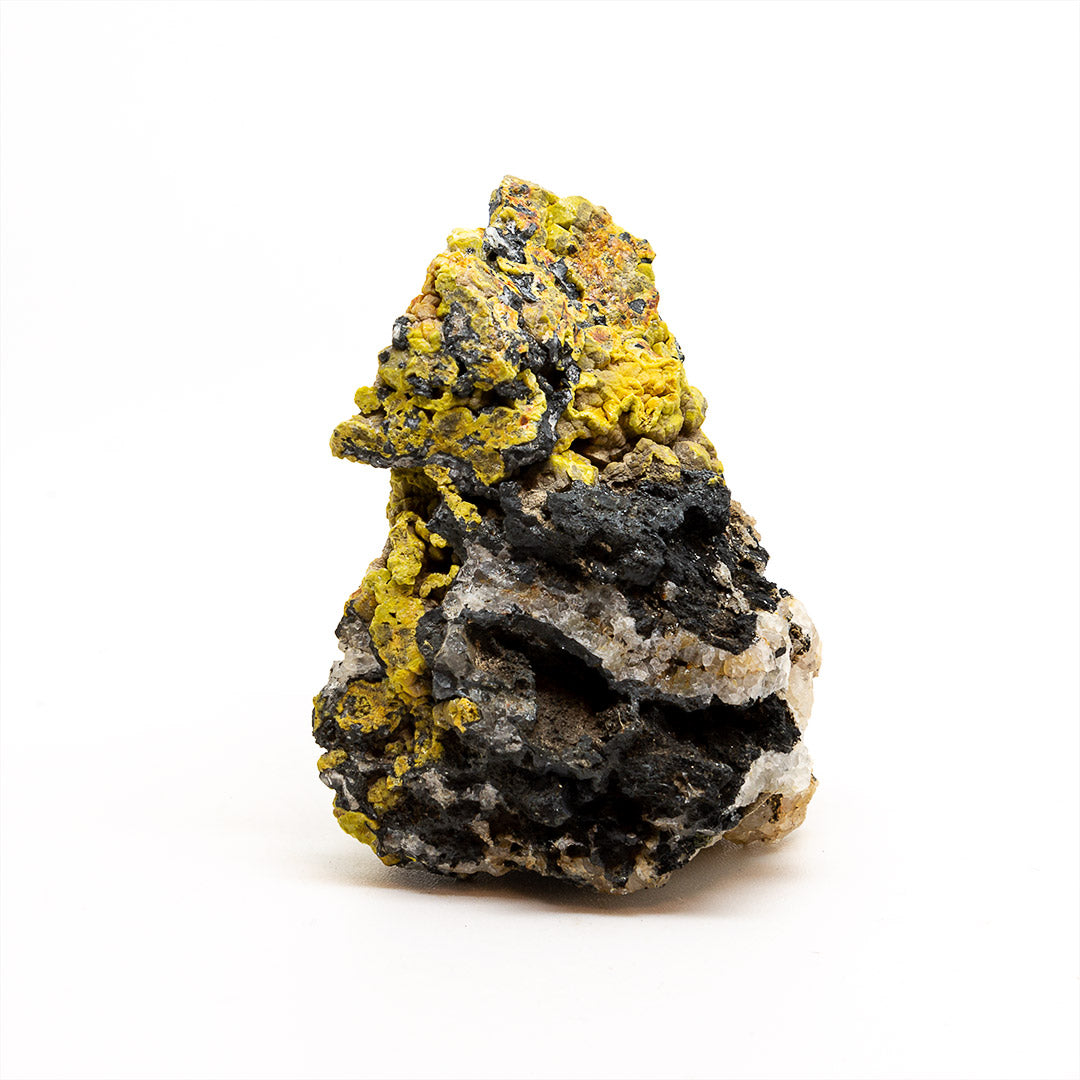 MIMETITE VAR CAMPYLITE & PYROLUSITE