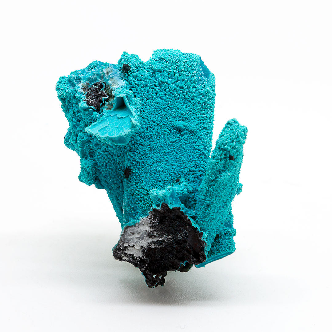 CHRYSOCOLLA PSEUDOMORPH AFTER AZURITE, MALACHITE