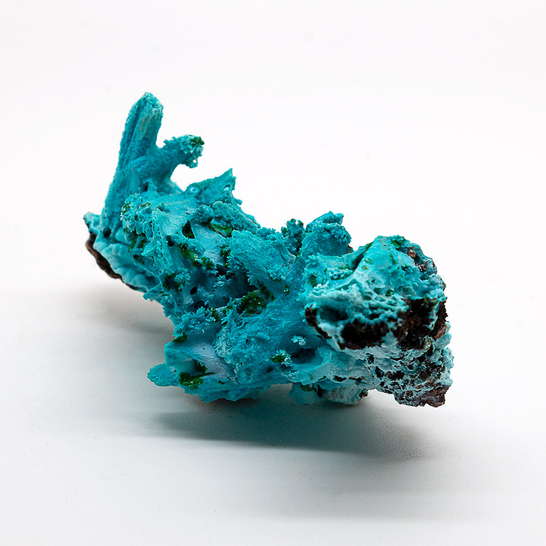 CHRYSOCOLLA PSEUDOMORPH AFTER AZURITE, MALACHITE