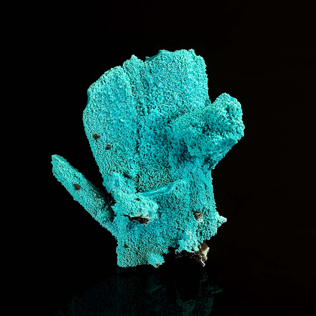 CHRYSOCOLLA PSEUDOMORPH AFTER AZURITE, MALACHITE