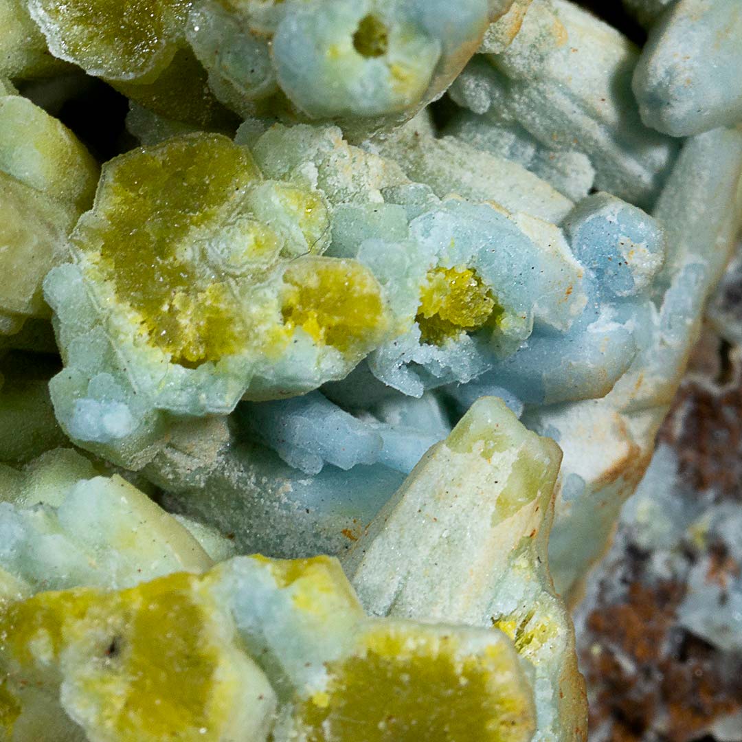 PLUMBOGUMMITE PSEUDOMORPH PYROMORPHITE