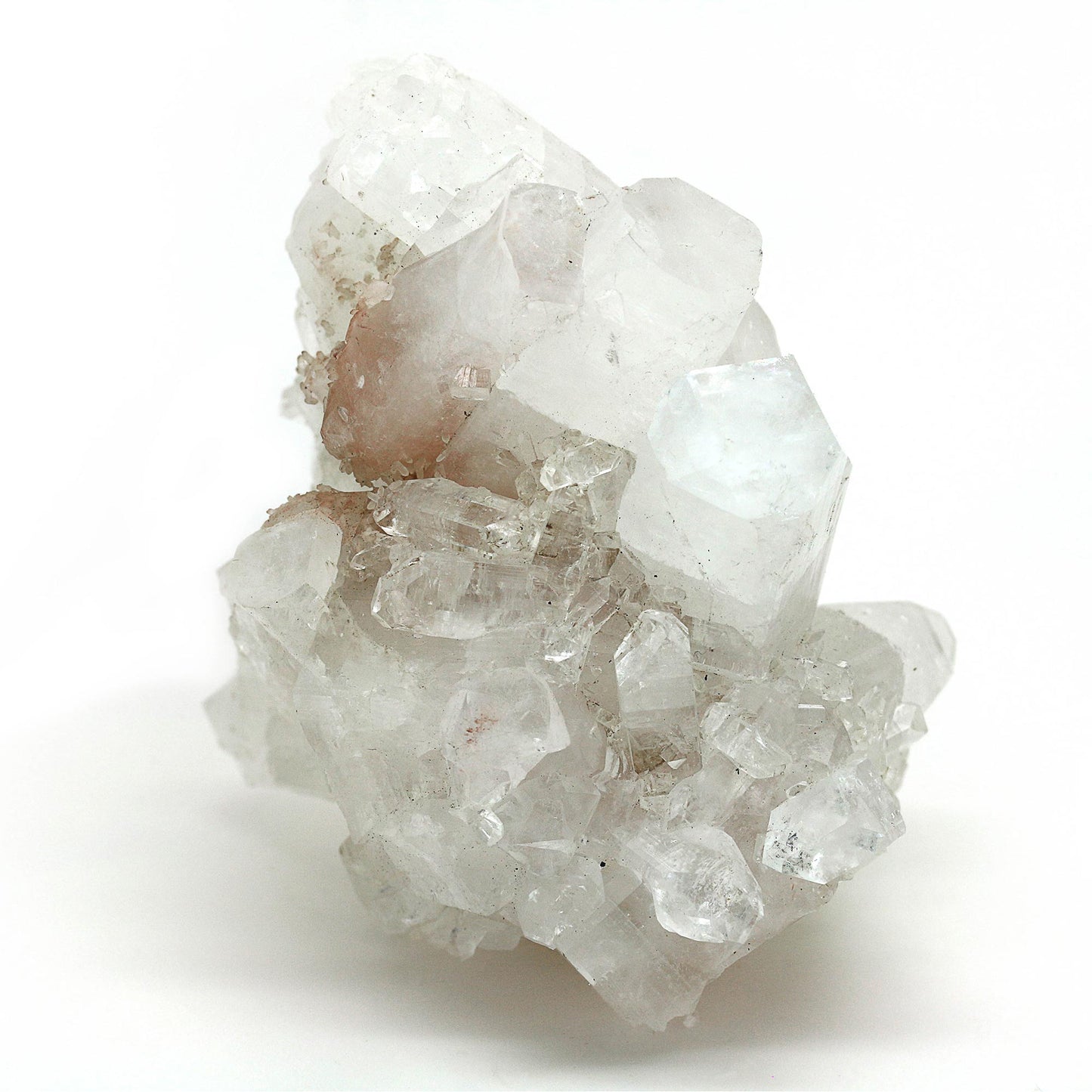 APOPHYLLITE & STILBITE ON STALACTITE