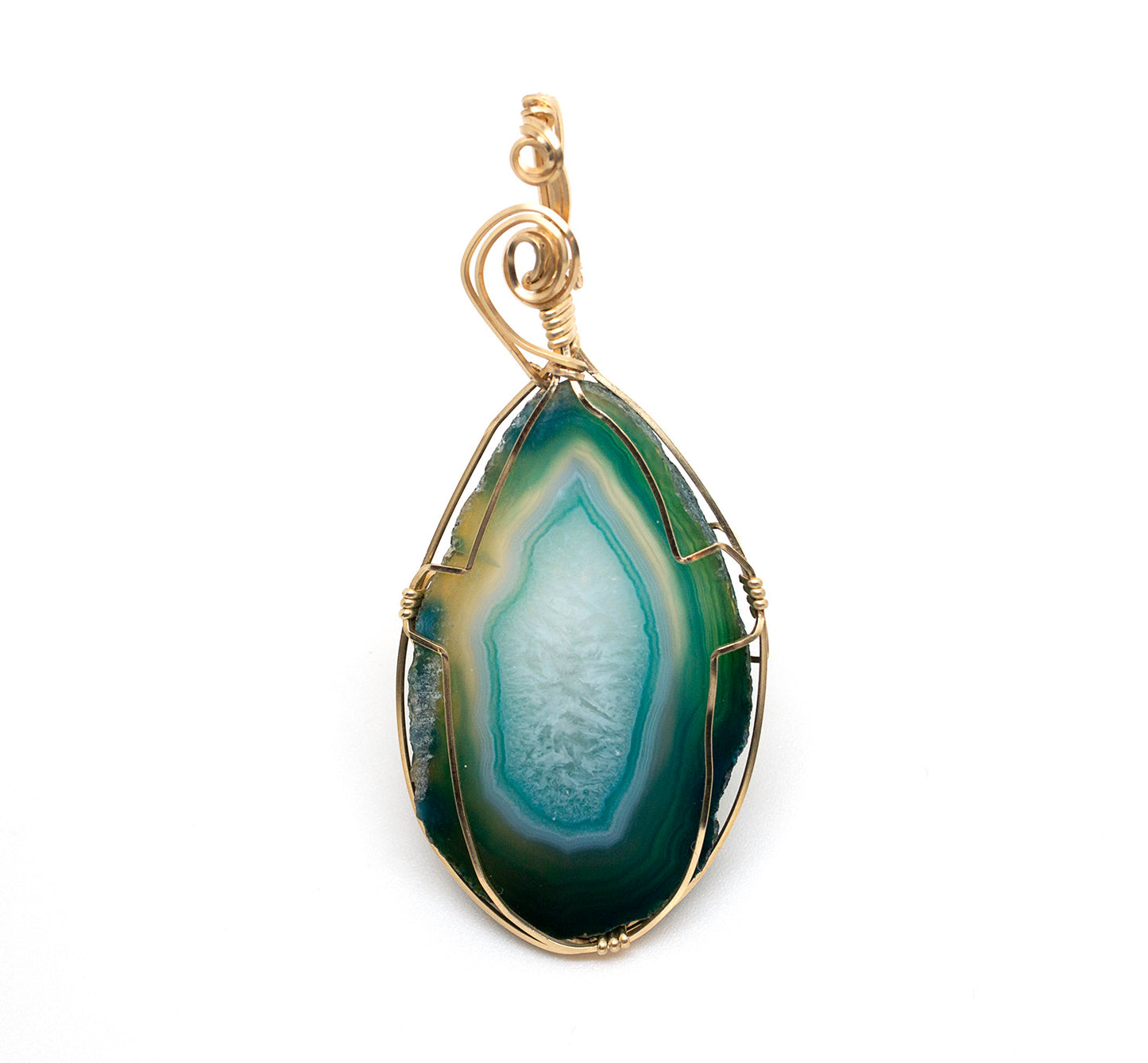 Agate Cage Pendant