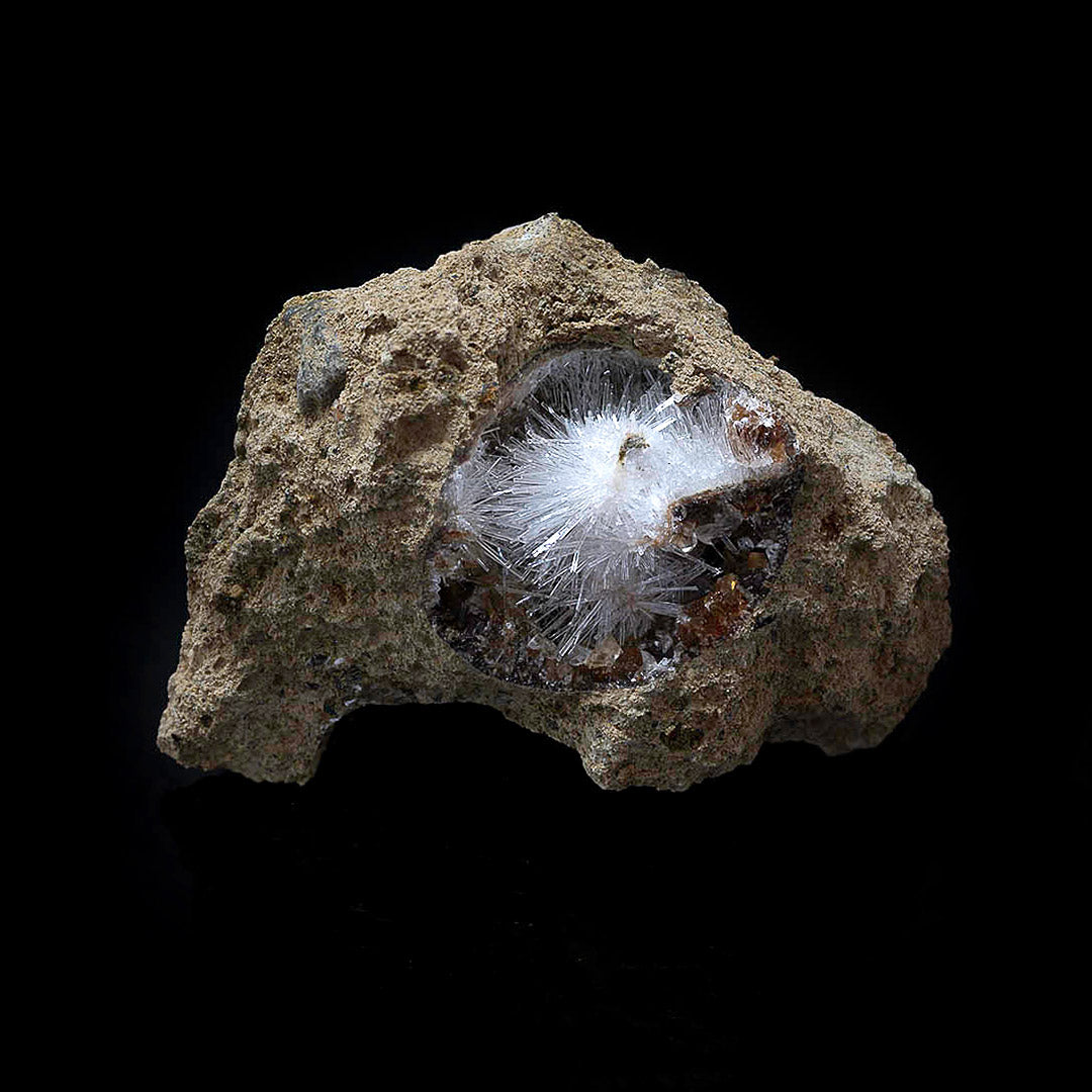 NATROLITE & CALCITE