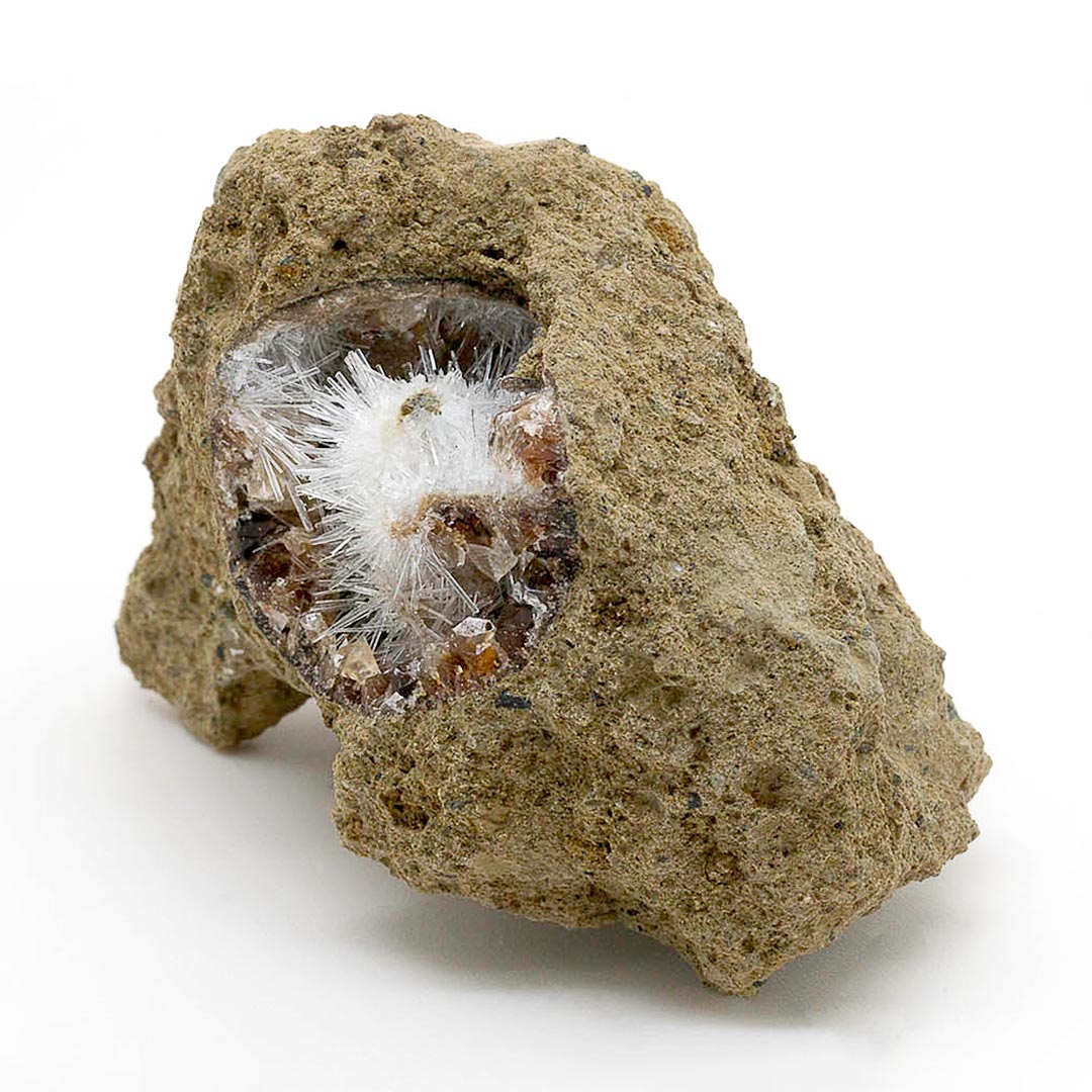 NATROLITE & CALCITE