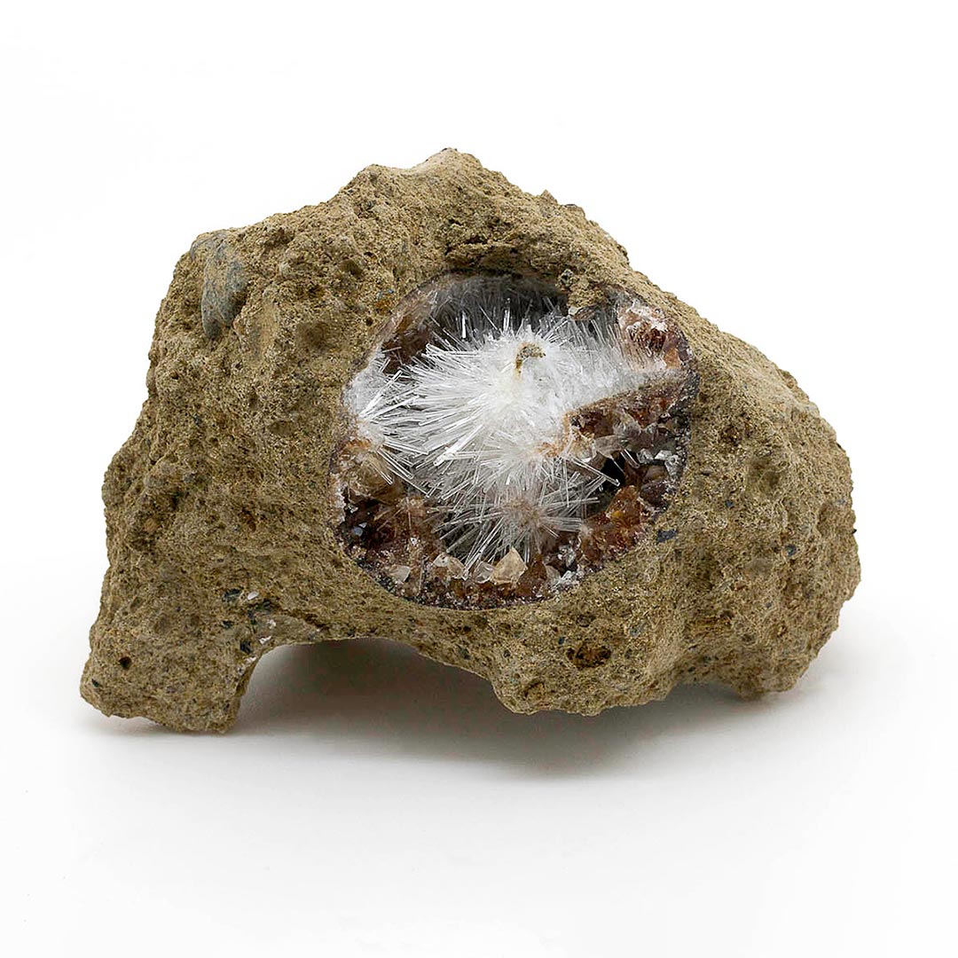 NATROLITE & CALCITE