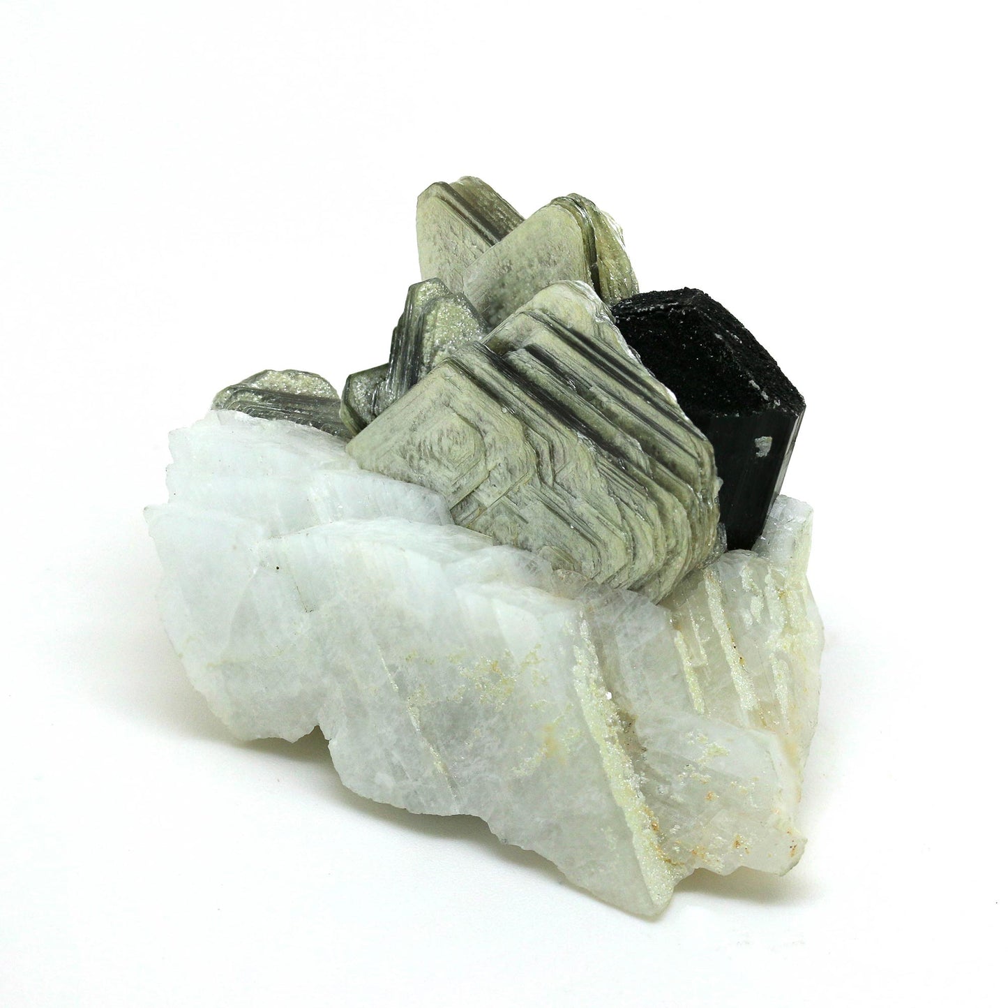 TOURMALINE WITH MICA, GARNET & ALBITE