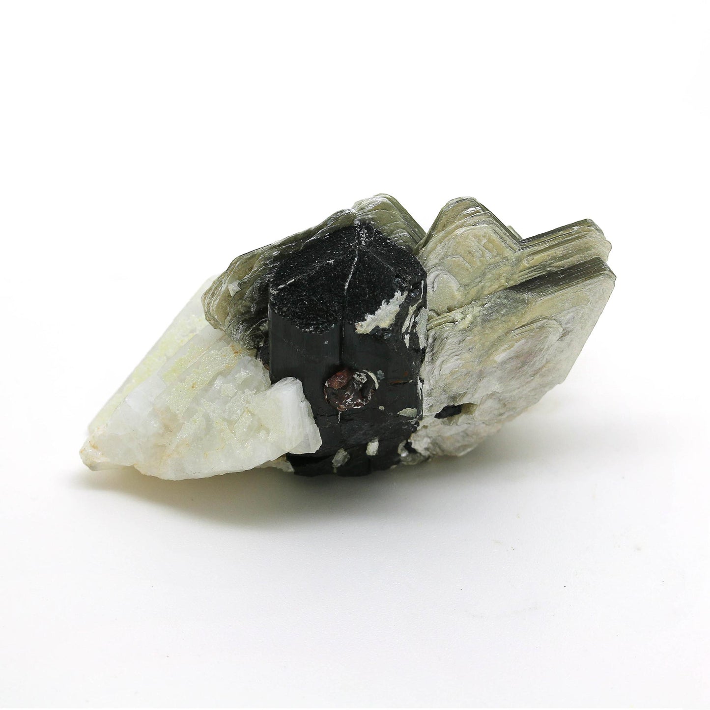 TOURMALINE WITH MICA, GARNET & ALBITE