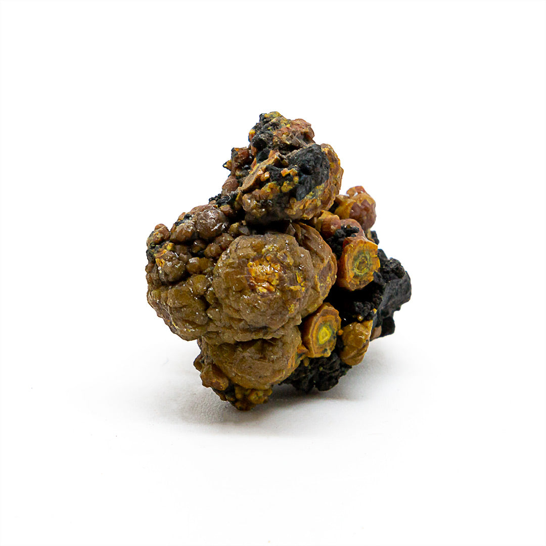 MIMETITE VAR CAMPYLITE & PYROLUSITE