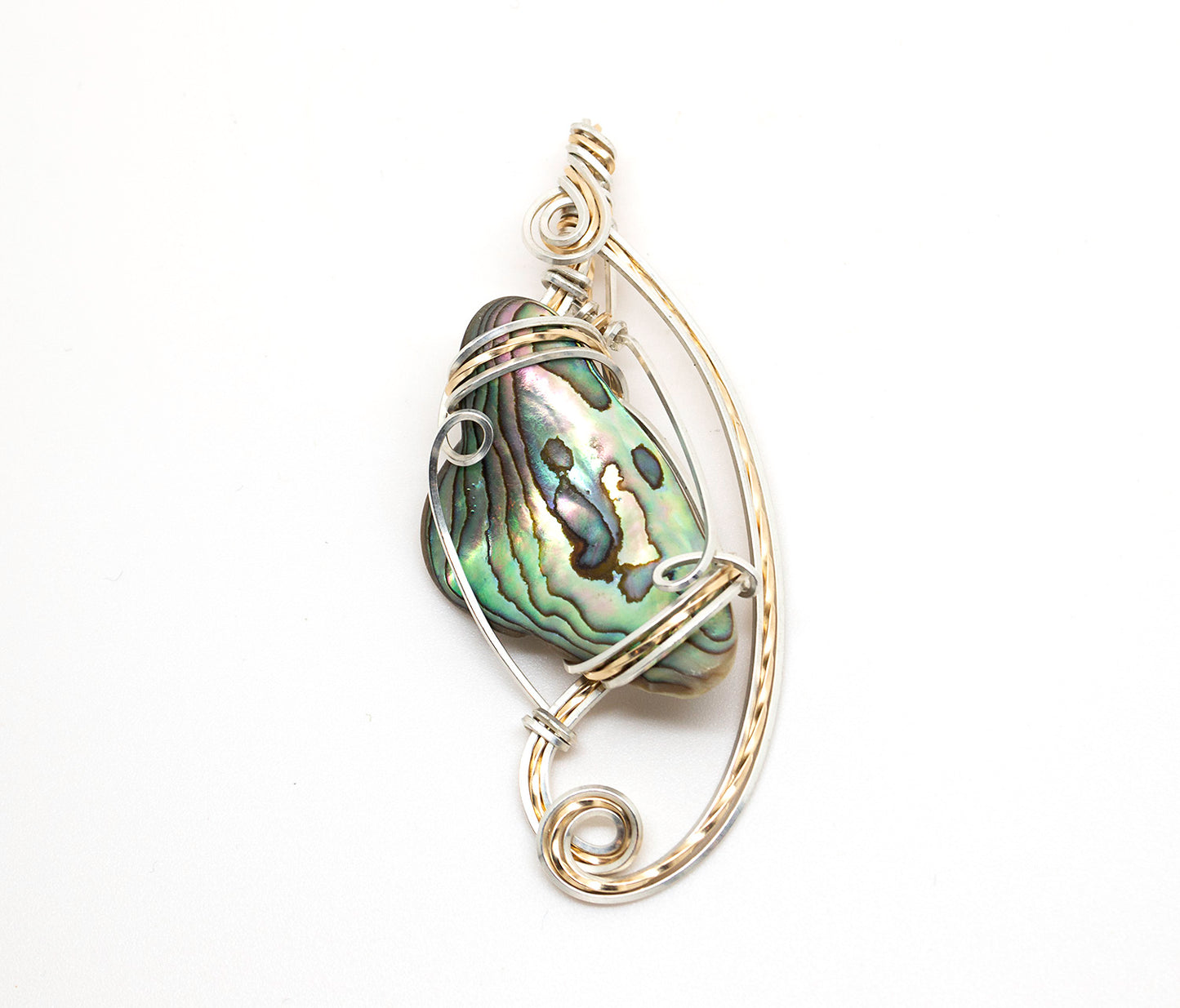 Abalone Wrap Pendant