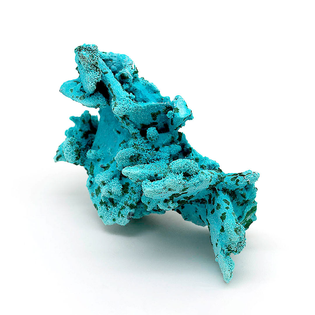 CHRYSOCOLLA PSEUDOMORPH AFTER AZURITE, MALACHITE