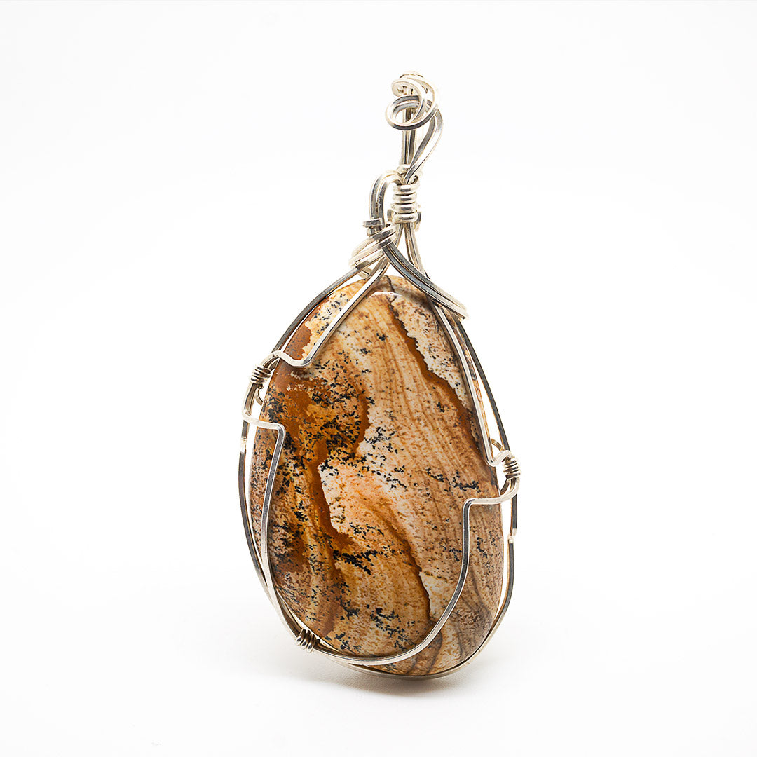 Picture Jasper Cage Pendant